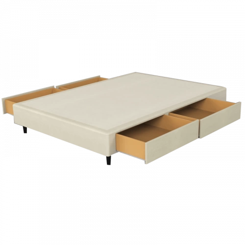 Sommier 1.40x1.90 Eco Cuero Crudo D