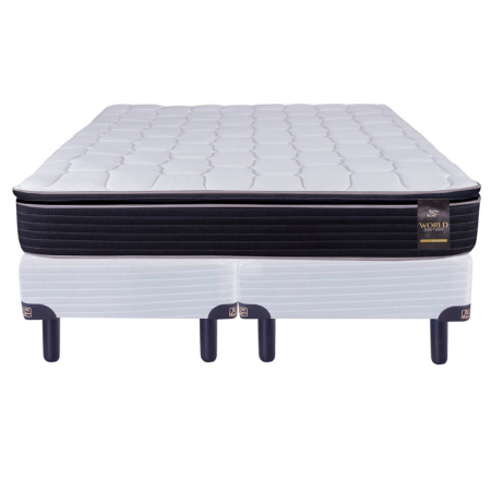 Colchón King Koil Fienns Pillow Top 1.80x2.00 + Sommier Inducol