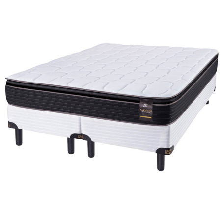 Colchón King Koil Fienns Pillow Top 1.80x2.00 + Sommier Inducol