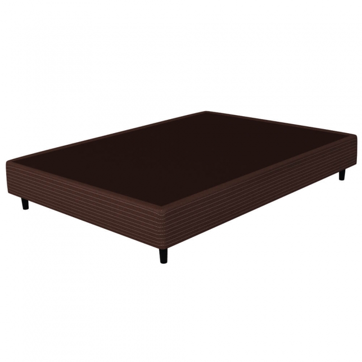 Sommier 1.40x1.90 Eco Cuero Choco D