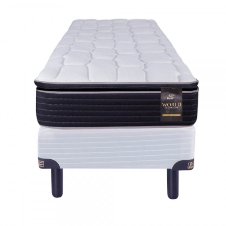 Colchón King Koil Fienns Pillow Top 1.00x1.90 + Sommier Inducol