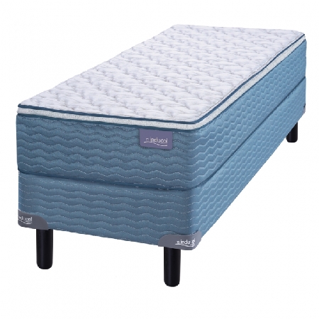 Colchón Inducol Azul Pillow Top 1.00 + Sommier Inducol