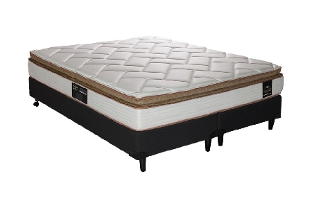 Colchón King Koil Fienns Pillow Top 2.00x2.00 + Sommier Inducol