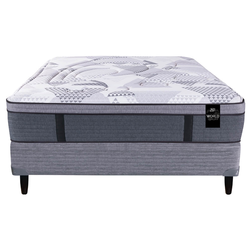 Colchón King Koil Luxury Pocket New 140x190 + Sommier Inducol Negro