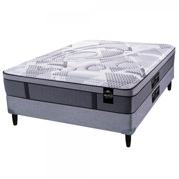 Colchón King Koil Luxury Pocket New 140x190 + Sommier Inducol Negro