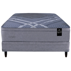 Colchón King Koil Leginthion 140x190 Resortes + Sommier Inducol Negro