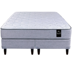 Colchón King Koil Braddy 160x200 New + Sommier Inducol Negro