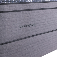 Colchón King Koil Leginthion 160x200 Resortes + Sommier Inducol Negro