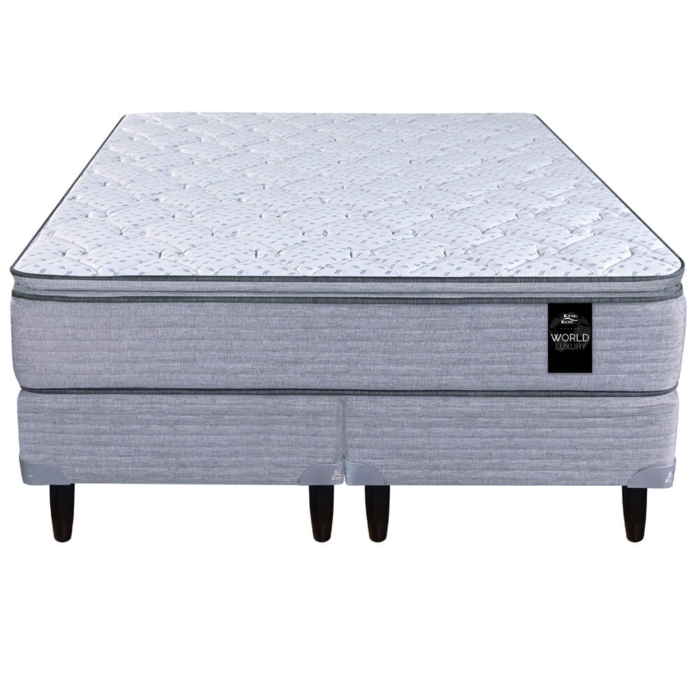 Colchón King Koil Kensington New 180x200 + Sommier Inducol Negro