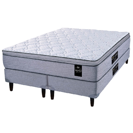Colchón King Koil Kensington New 180x200 + Sommier Inducol Negro