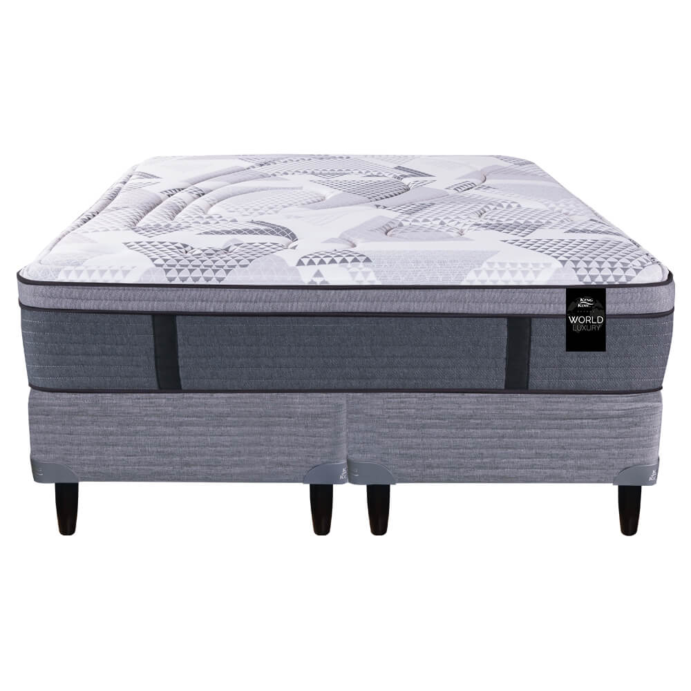 Colchón King Koil Luxury Pocket New 180x200 + Sommier Inducol Negro