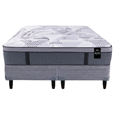Colchón King Koil Luxury Pocket New 180x200 + Sommier Inducol Negro
