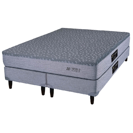 Colchón King Koil LX Relax 200x200 New + Sommier Inducol Negro