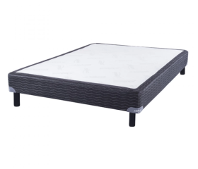 Colchón King Koil LX Relax 200x200 New + Sommier Inducol Negro
